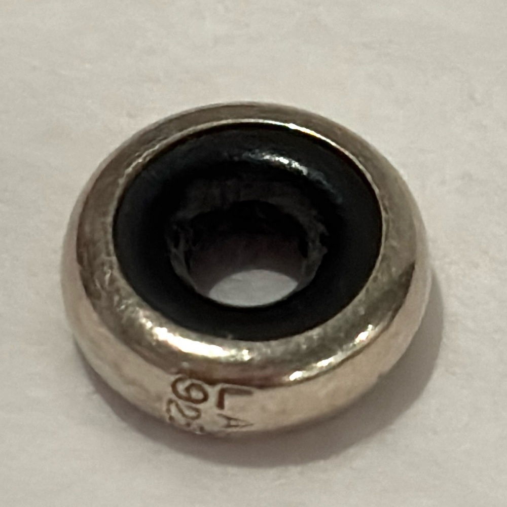 TROLLBEADS sterling silver spacer bead stopper bead marked 925s LAA Lise Aagaard